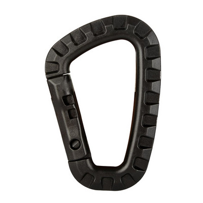 6x Tactical Carabiner Carabina Karabiner Clip Plastikinis kariūnų žygių kempingas