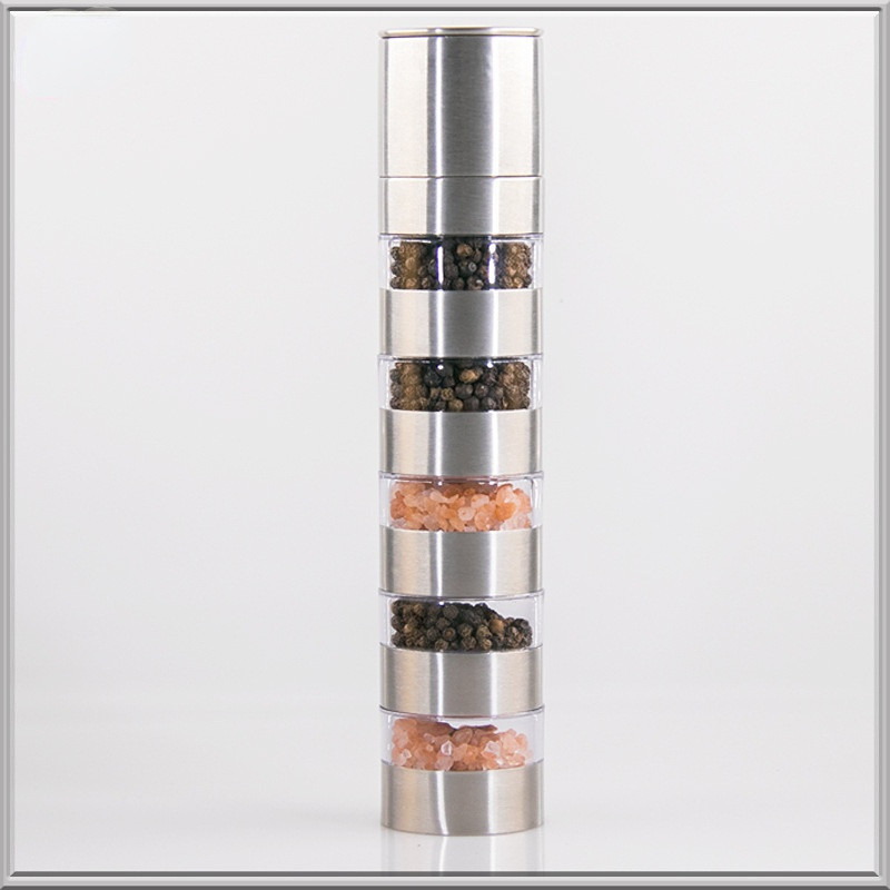 1vnt Mini lauko kempingo prieskonių stiklainių butelis Nešiojamas kepsninės pikniko prieskonių konteineris laikymo dėžutė Virtuvės indų rinkinys Nauji prieskonių stiklainiai