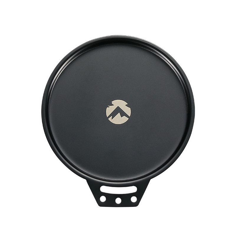 CAMPINGMOON rozsdamentes acél titán bevonat Sierra tál fedél Asztali tányérok kültéri kemping étkészlet Sierra tál tartozék