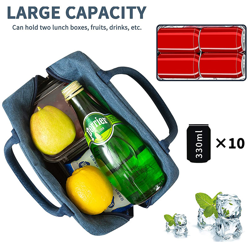 Nešiojamas pietų krepšys rankinė Bento maišelis Vakarienės konteineris Mokyklinis maisto laikymo krepšiai Lauko stovyklavietės termoizoliuota iškylų dėžė