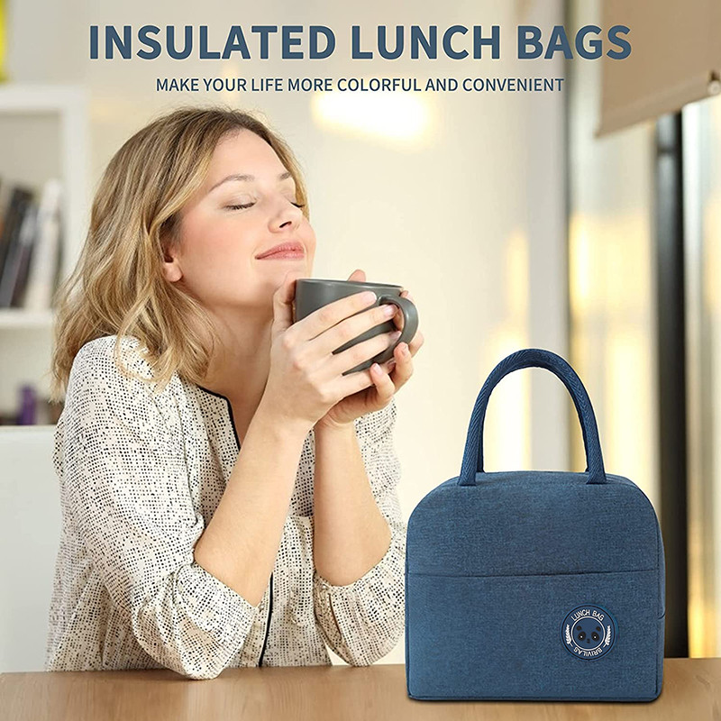 Nešiojamas pietų krepšys rankinė Bento maišelis Vakarienės konteineris Mokyklinis maisto laikymo krepšiai Lauko stovyklavietės termoizoliuota iškylų dėžė