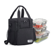 Brīvdabas kempinga piknika soma rokassomiņa Bento maisiņš vakariņu konteiners skolas pārtikas uzglabāšanas somas Pārnēsājamas termiski izolētas pusdienu somas