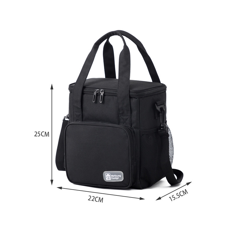 Brīvdabas kempinga piknika soma rokassomiņa Bento maisiņš vakariņu konteiners skolas pārtikas uzglabāšanas somas Pārnēsājamas termiski izolētas pusdienu somas