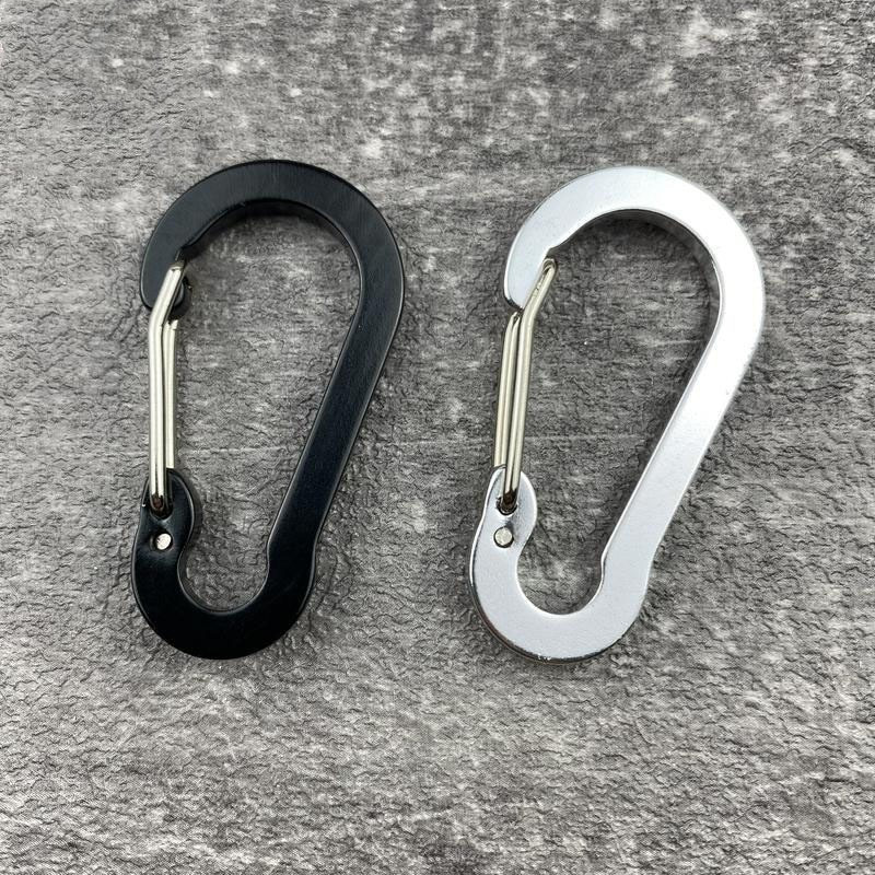 6 gab. gabalos alpīnisma sprādze āra kempingam, daudzfunkcionāla ātri piekarināma nerūsējošā tērauda atsperes sprādzes drošības sprādze