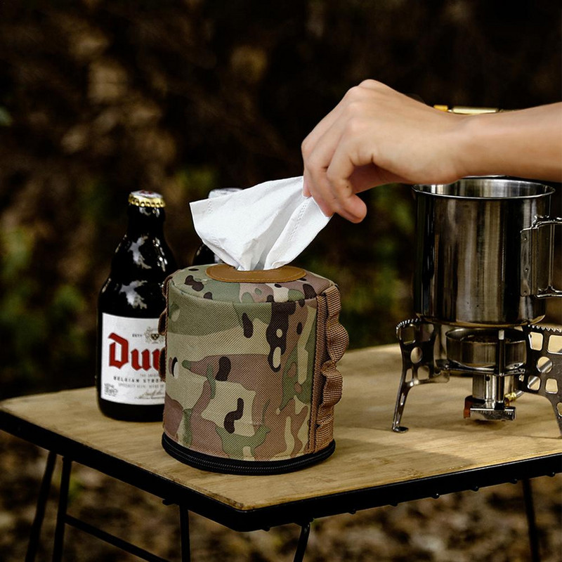 Kempinga gāzes tvertnes aizsargs īpaši viegls maskēšanās āra vāks gāzes tvertnes vāka futrālis Medību gaisa pudeles aizsargmaciņa mugursoma