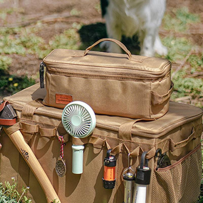 Kültéri kemping gáztartály tároló táska nagy kapacitású köszörült szög szerszámtáska gázpalack piknik edénykészlet készlet szervező