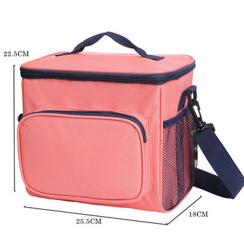 Чанта за пикник с голям капацитет Изолирана хладна чанта Чанта за обяд за къмпинг Фитнес зала Калъф за къмпинг Кутия за хладилник Термична кутия