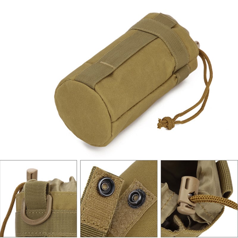 Τσάντα Tactical Molle Bottle Water Military Outdoor Camping Πεζοπορία με κορδόνι για θήκη για μπουκάλια νερού Θήκη για μπουκάλια πολλαπλών χρήσεων