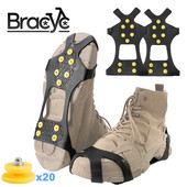 1 par 10 klinova Protuklizna hvataljka za snijeg, šiljci, zimsko penjanje, protuklizne, ledene šiljke, hvataljke za cipele, čizme, bitve za snijeg, dereze