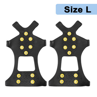 1 par 10 klinova Protuklizna hvataljka za snijeg, šiljci, zimsko penjanje, protuklizne, ledene šiljke, hvataljke za cipele, čizme, bitve za snijeg, dereze