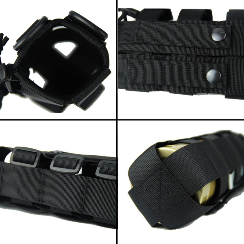 0,5L-2,5L taktička Molle torbica za bocu vode Oxford Canteen Cover Futrola Putna torba za kuhalo za vodu na otvorenom s Molle sustavom