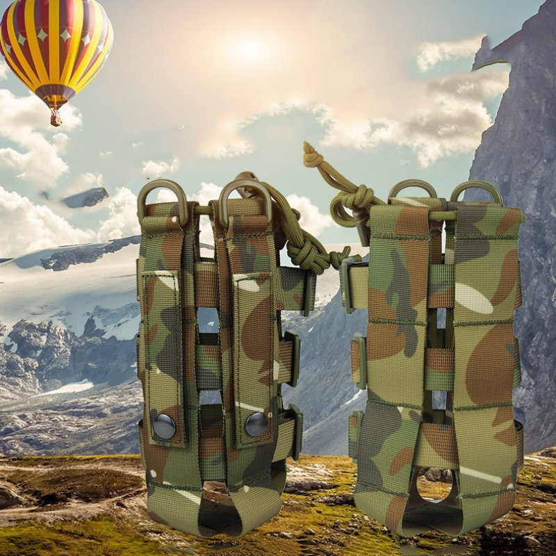 0,5L-2,5L taktička Molle torbica za bocu vode Oxford Canteen Cover Futrola Putna torba za kuhalo za vodu na otvorenom s Molle sustavom