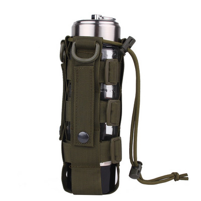 Модернизирана тактическа чанта за бутилка вода Molle, военна чанта за пътуване на открито, туризъм, шнур, държач за бутилка вода, чанта за чайник