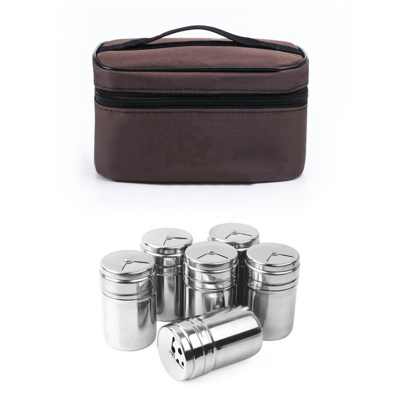 Kempinga garšvielu pudeles garšvielu burkas rotējošs konteiners