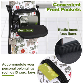 Ρυθμιζόμενη θήκη θήκης για μπουκάλι νερού ώμου Υπαίθριο ταξίδι Κάμπινγκ Πεζοπορία Ποδηλασία Ψάρεμα Κυνήγι Μπουκάλι Νερού Βραστήρας Carr