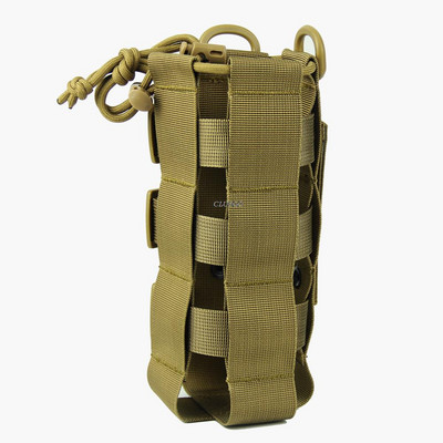 Чанта за бутилка вода Molle Бутилка с шнур Бутилка Чайник Поставка за радио Чанта Тактически инструменти Носител за уоки-токи Пътуване на открито Къмпинг