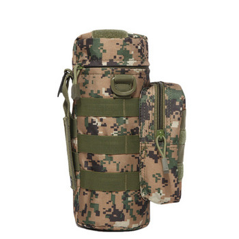 Tactical Molle Θήκη θήκης για μπουκάλι νερού για υπαίθριο ταξίδι Κάμπινγκ Πεζοπορία Ποδηλασία Ψάρεμα Κυνήγι Μπουκάλι Νερού Μεταφορέας Βραστήρας