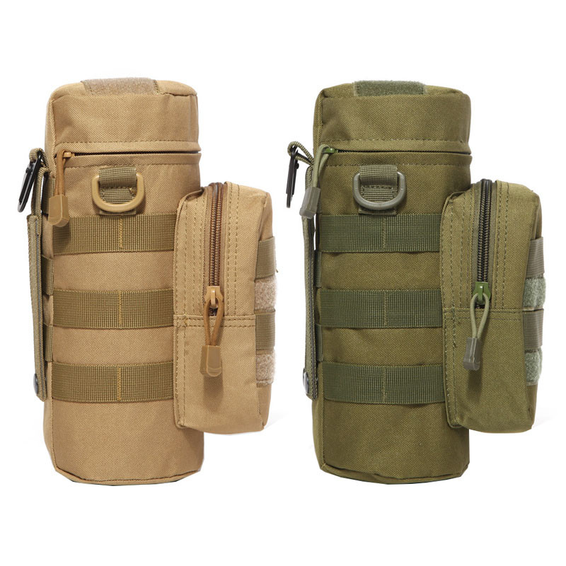 Tactical Molle Θήκη θήκης για μπουκάλι νερού για υπαίθριο ταξίδι Κάμπινγκ Πεζοπορία Ποδηλασία Ψάρεμα Κυνήγι Μπουκάλι Νερού Μεταφορέας Βραστήρας