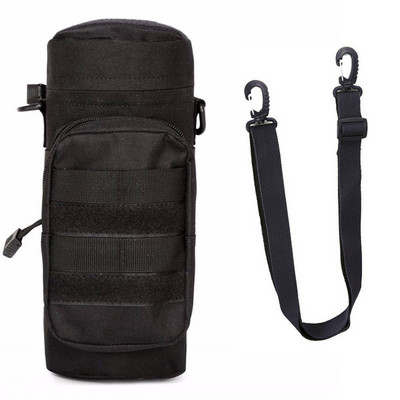 Molle System Military Kettle Waist Bag Тактическа чанта за бутилка вода Голям капацитет Лов на открито Туристически риболов Чанта за чайник