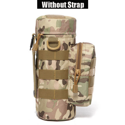 Molle System Military Kettle Waist Bag Тактическа чанта за бутилка вода Голям капацитет Лов на открито Туристически риболов Чанта за чайник