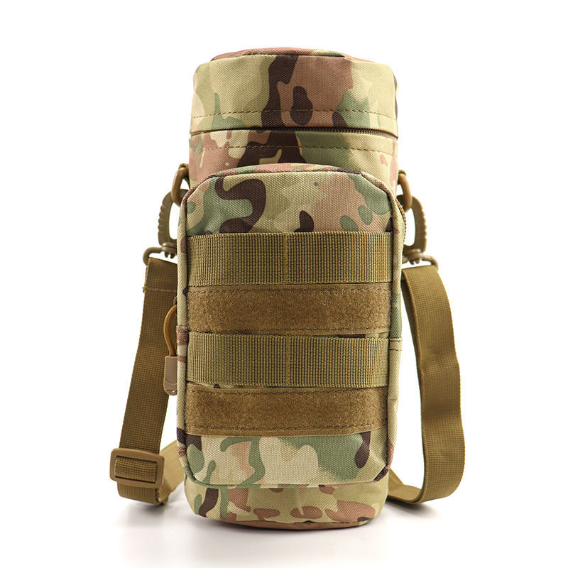 Τσάντα μέσης Military Kettle System Molle Τσάντα μέσης Tactical για μπουκάλι νερού Θήκη μεγάλης χωρητικότητας για υπαίθριο κυνήγι Πεζοπορία Τσάντα βραστήρα ψαρέματος