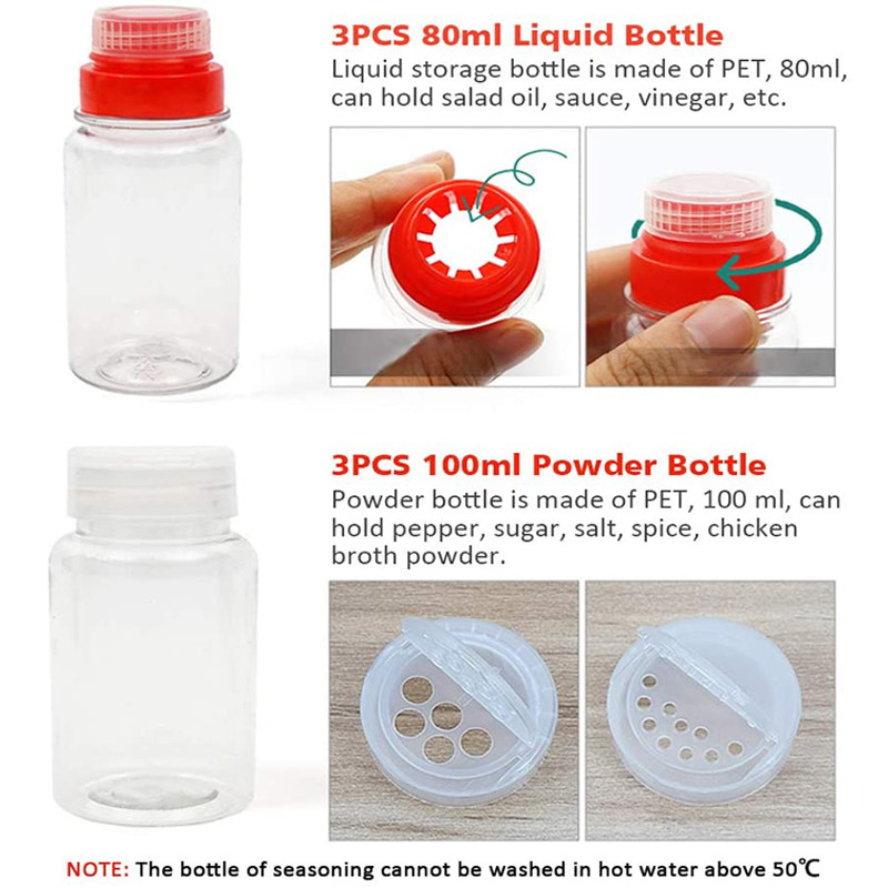 Kampiranje Vanjski Roštilj Staklenke začina Limenke Papar Sol Boce Posude Vreća za pohranu posuđa Kutija za roštilj Set lonaca