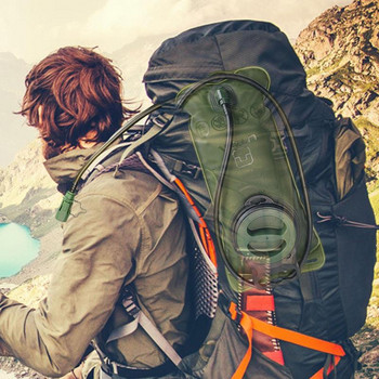 2L veepõis matkaseljakoti jaoks TPU hüdratatsioonikomplekt põie lekkekindel veereservuaar välitingimustes telkimiseks