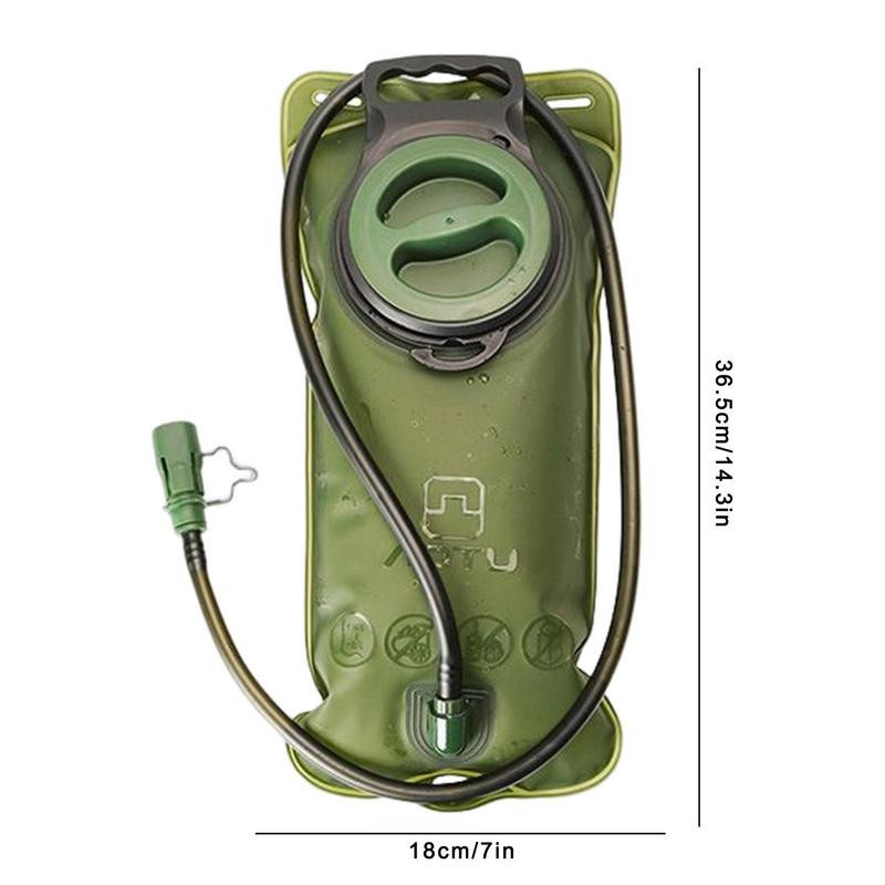 2L veepõis matkaseljakoti jaoks TPU hüdratatsioonikomplekt põie lekkekindel veereservuaar välitingimustes telkimiseks