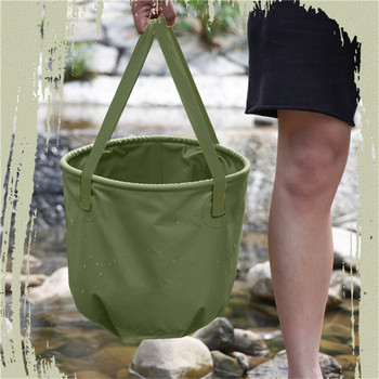 7/13/20L salokāms apaļš spainis āra ceļojumu kempings pikniks PVC pārnēsājams ūdens baseins saliekams uzglabāšanas spainis alus konteiners