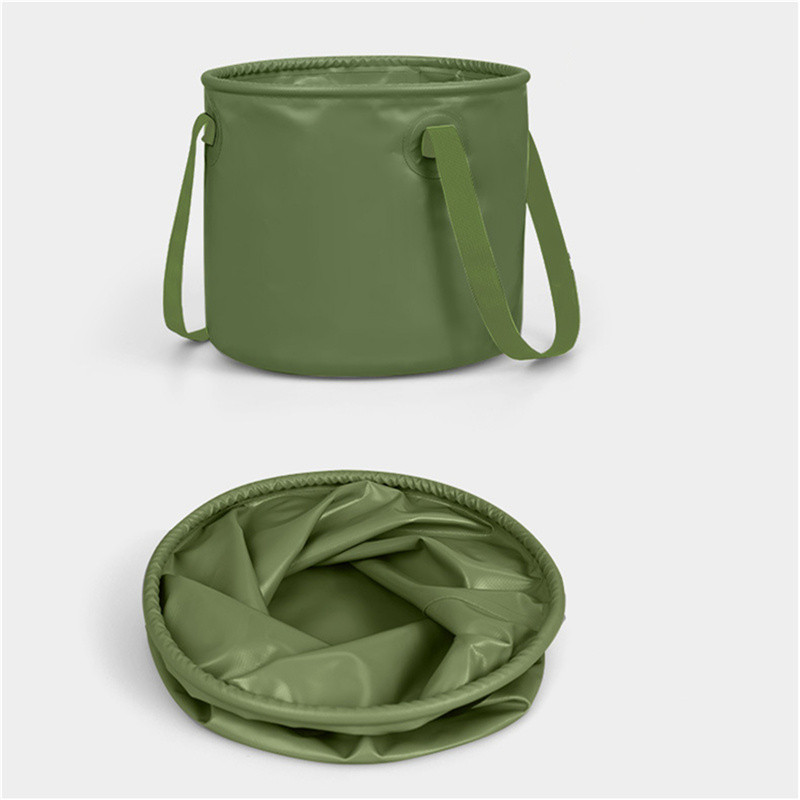 7/13/20L salokāms apaļš spainis āra ceļojumu kempings pikniks PVC pārnēsājams ūdens baseins saliekams uzglabāšanas spainis alus konteiners