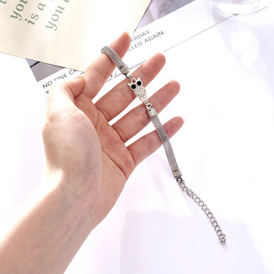 Rhinestone Infinity karkötő Férfi női ékszerek 8 szám medál Charm Blange pár karkötők szerető barátnak női ajándékok