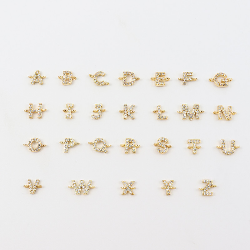 2023 New Pave Zircon AZ sākotnējās burtu rokassprādzes sievietēm Krāsainas regulējamas virves šarmu rokassprādzes sievietēm rotaslietas dāvana