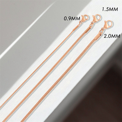 Pāri Vīrieši Sievietēm Zelta krāsas rokassprādzes Sievietēm Nerūsējošā tērauda Čūskas saites Ķēde Omārs Aizdare ar Spraudpoga