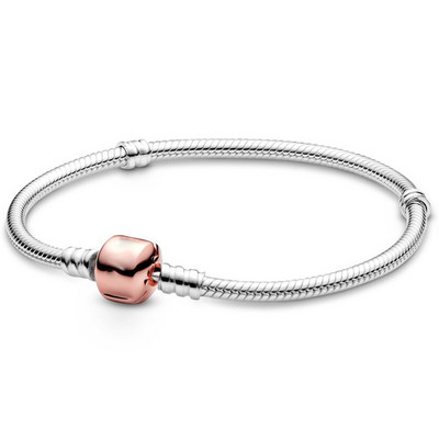 Kvaliteetne originaal hõbedaga kaetud ussikett DIY võlukäevõru naistele meestele kingituseks hõbedavärvi ehted