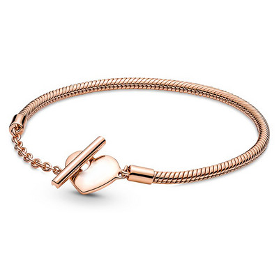 Kvaliteetne originaal hõbedaga kaetud ussikett DIY võlukäevõru naistele meestele kingituseks hõbedavärvi ehted