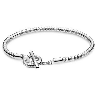 Kvaliteetne originaal hõbedaga kaetud ussikett DIY võlukäevõru naistele meestele kingituseks hõbedavärvi ehted