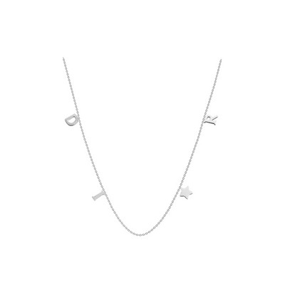 Koreja jauna modes vēstules piekarināma rokassprādze, sieviete, vienkārša vintage nerūsējošā tērauda rokassprādze Luksusa oriģinālie juvelierizstrādājumu aksesuāri