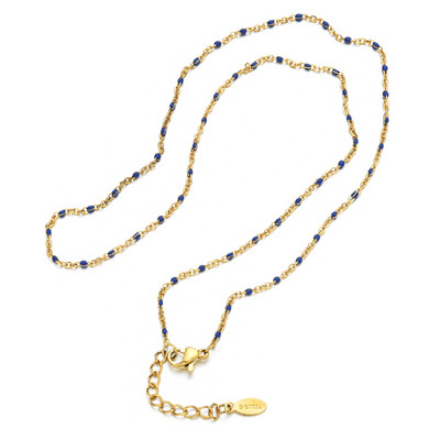 ZMZY Boho rozsdamentes acél karkötők nőknek aranyos zománc karkötő ékszer Arany színű link lánc karkötő Femme Mujer Pulsera