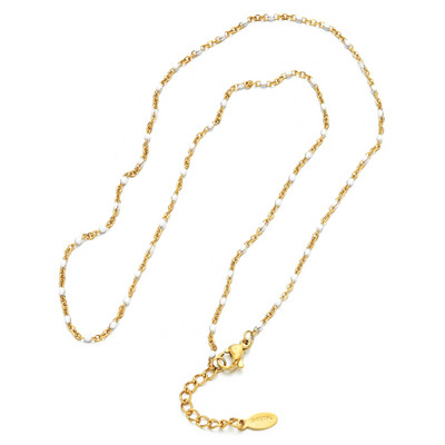 ZMZY Boho rozsdamentes acél karkötők nőknek aranyos zománc karkötő ékszer Arany színű link lánc karkötő Femme Mujer Pulsera