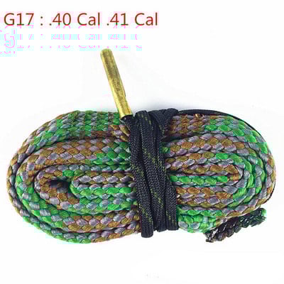 Medību ieroču urbuma tīrīšanas virves šautenes stobra tīrītājs 0,22 Cal. 223 Cal. 38 Cal & 5,56 mm 7,62 mm Airsoft pistoles bisei