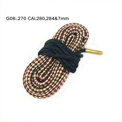 Medību ieroču urbuma tīrīšanas virves šautenes stobra tīrītājs 0,22 Cal. 223 Cal. 38 Cal & 5,56 mm 7,62 mm Airsoft pistoles bisei