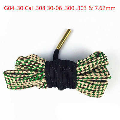 Medību ieroču urbuma tīrīšanas virves šautenes stobra tīrītājs 0,22 Cal. 223 Cal. 38 Cal & 5,56 mm 7,62 mm Airsoft pistoles bisei