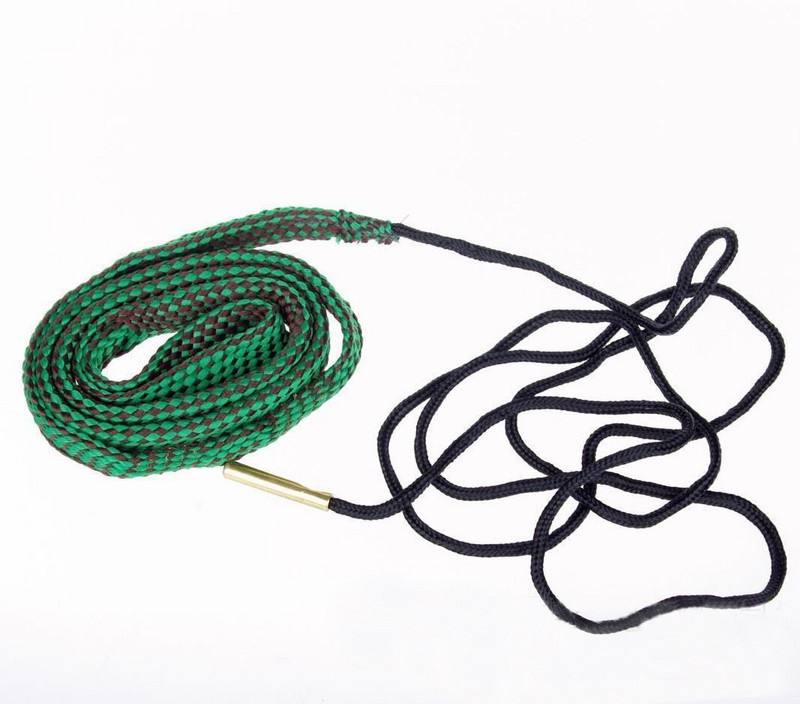 Medību ieroču urbuma tīrīšanas virves šautenes stobra tīrītājs 0,22 Cal. 223 Cal. 38 Cal & 5,56 mm 7,62 mm Airsoft pistoles bisei