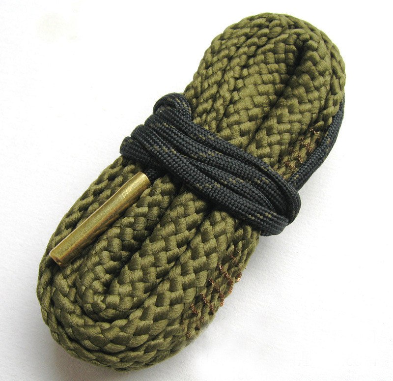 Medību ieroču urbuma tīrīšanas virves šautenes stobra tīrītājs 0,22 Cal. 223 Cal. 38 Cal & 5,56 mm 7,62 mm Airsoft pistoles bisei