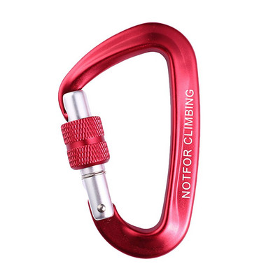 12KN kāpšanas karabīne D formas Quickdraws Profesionāla kāpšanas sprādzes slēdzene Drošības drošības slēdzene āra kāpšanas piederumi