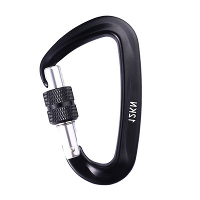 12KN kāpšanas karabīne D formas Quickdraws Profesionāla kāpšanas sprādzes slēdzene Drošības drošības slēdzene āra kāpšanas piederumi