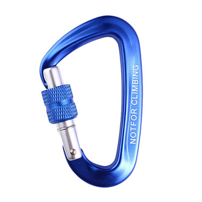 12KN kāpšanas karabīne D formas Quickdraws Profesionāla kāpšanas sprādzes slēdzene Drošības drošības slēdzene āra kāpšanas piederumi