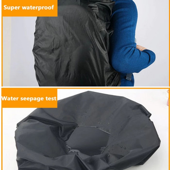 Σακίδιο πλάτης Rain Cover 20L/80L Αδιάβροχο κάλυμμα τσάντα Tactical Outdoor Camping Πεζοπορία Αναρρίχηση Σακίδιο Σκόνης Σχολικό Τσάντα Raincover Νέο