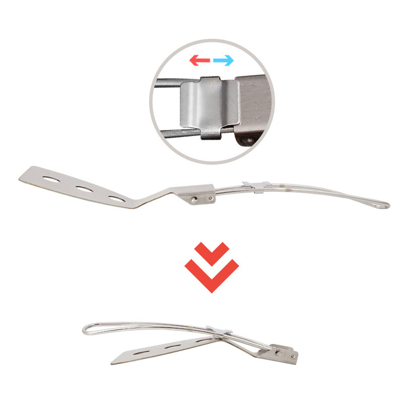 1 Komplekts saliekamā lāpstiņa Maza āra ēdiena gatavošanas lāpsta Nerūsējošais tērauds kempingam Piknikam Galda trauki Pārgājieniem Grilēšanas piederumi Ēdienu gatavošanas piederumi