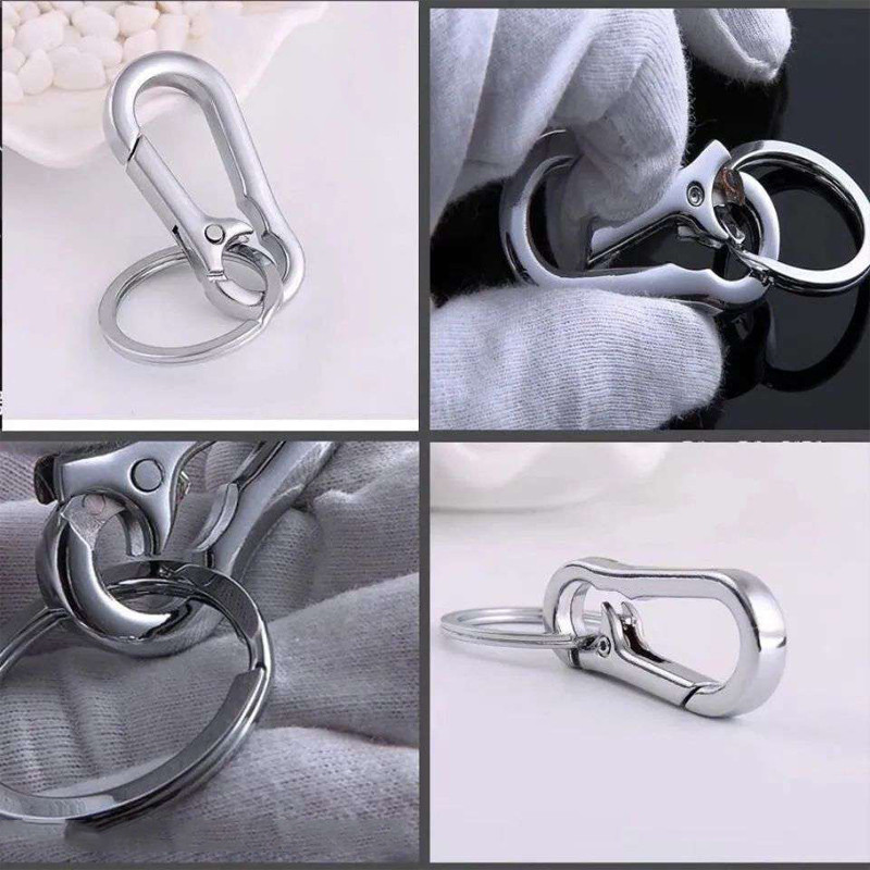 5GAB ķirbja sprādzes atslēgu piekariņš, kāpšanas āķis, automašīnas atslēgu piekariņš Vienkāršs spēcīgas karabīnes formas atslēgu piekariņš Aksesuāri Metāla atslēgu piekariņa gredzens